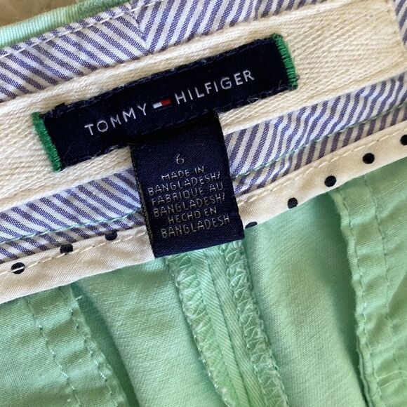 Tommy Hilfiger Classic Chinos 100% Cotton Mint Green - Picture 12 of 13
